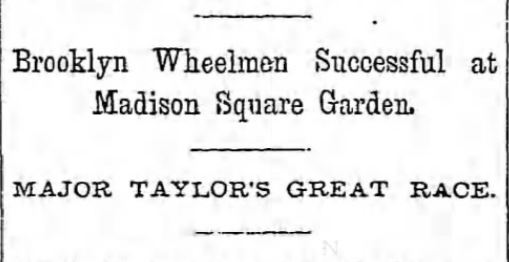 Major Taylor Assoc'n tweet media