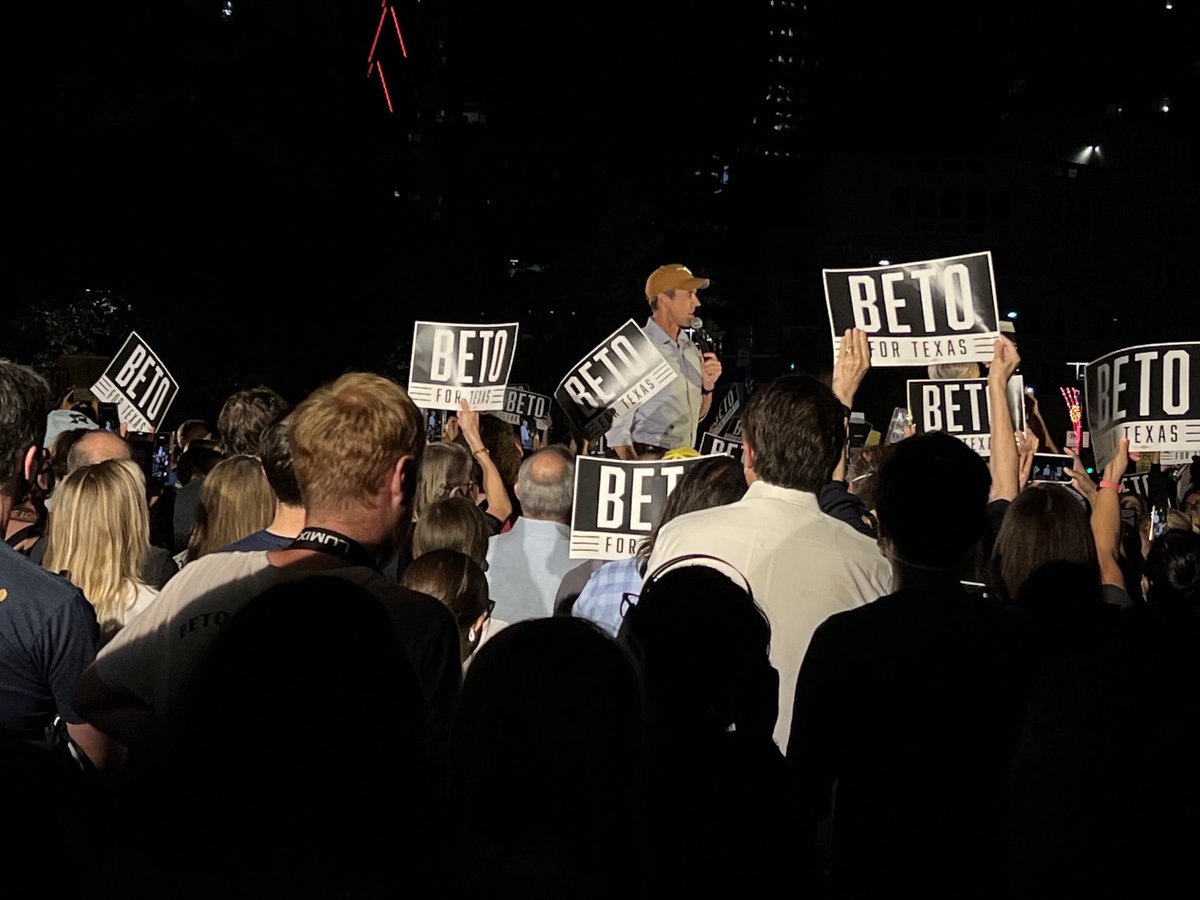 Thanks Austin for all the love last night! <a href="/BetoORourke/">Beto O'Rourke</a>