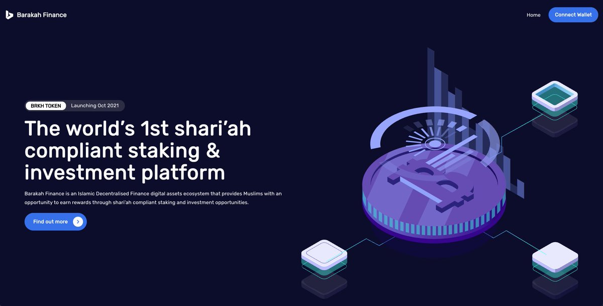 9/ <a href="/FinanceBarakah/">Barakah Finance</a> aims to disrupt the Islamic Finance industry by creating new and exciting DeFi products and services for the world’s 2 billion Muslims, many of whom adhere to the faith-based financial rules. 

Website:  barakah.finance

#Fintech #DeFi