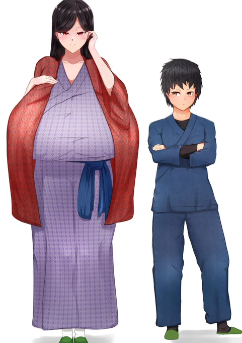 爆乳奥さんと小っちゃい夫

こちらのイラストの奥さんとその夫です。https://t.co/IrwG7SRaEY

結構気に入ってるのでこの2人のエッチなイラストいっぱい描きたい。https://t.co/MrIo4pAXro 