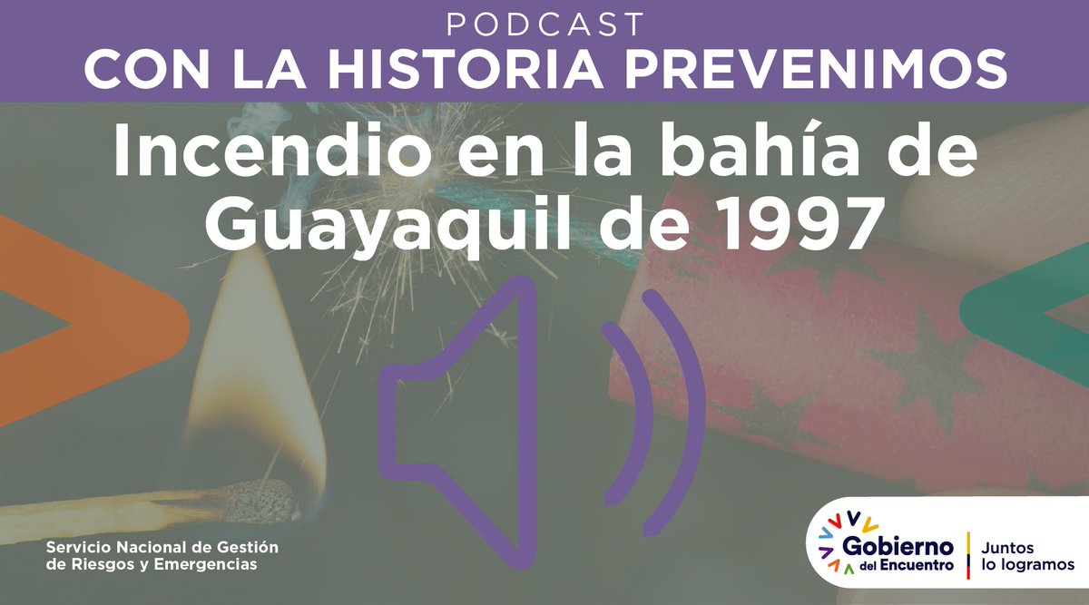 Riesgos_Ec's tweet photo. Hoy se cumplen 24 años del incendio en La Bahía, en #Guayaquil.

Los invitamos a escuchar nuestro podcast #ConLaHistoriaPrevenimos, sobre este hecho.

📲Spotify: https://t.co/z2ztXx2ZG3
📲SoundCloud: https://t.co/8gb19nvDvm
▶️YouTube: https://t.co/Qq5fGuZ2FH

#JuntosSinExplosivos https://t.co/UXIMUe8v7n