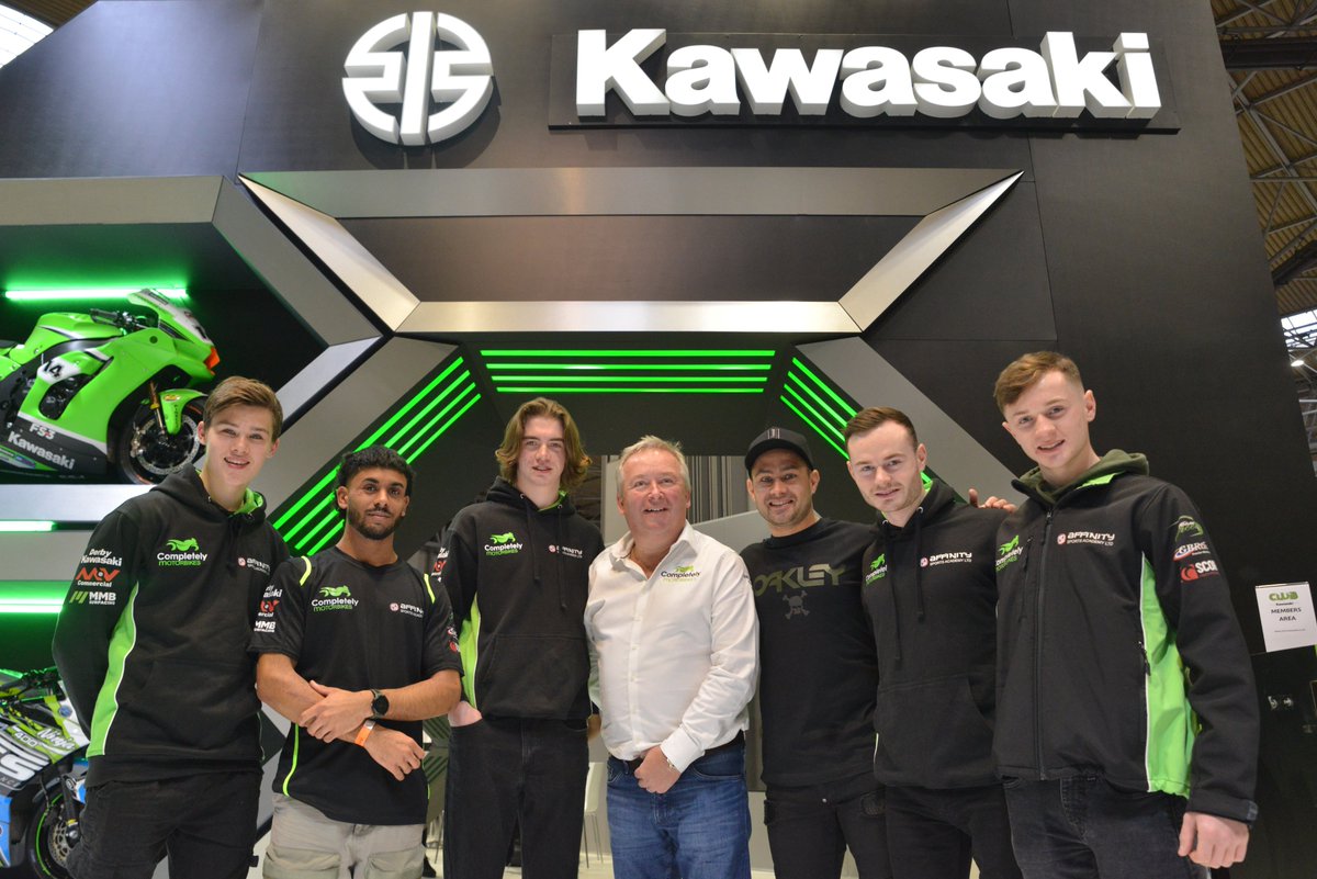 motorcyclelive's tweet photo. Great to have @realleonhaslam with us today launching the @AcademyAffinity line-up for 2022 with riders competing across the @officialbsb Junior Supersport, Junior Superstock and Supersport classes - good luck for next year guys ✊🏻

@bikesure #bikeshow https://t.co/arFAr9vThB