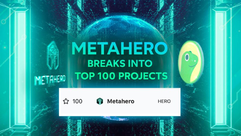 Metahero_io's tweet photo. 🔥Relentless effort and passion for what we do is what has driven Metahero to the top 100 projects on the planet🚀

👉https://t.co/Bw3KbHy7fA 

We have the tools for the most hyper-realistic verse in the next frontier. 

We are the gateway into the #metaverse.✊

BeYourOwnHero https://t.co/EUZfnzP1xm