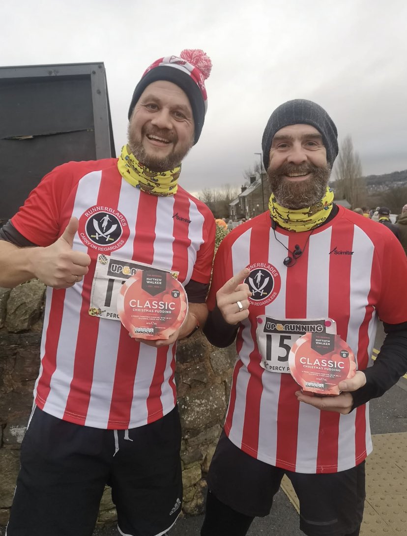 Thisisred5Five's tweet photo. 1st Percy Pud this morning, finished in 51:47 which is 40 seconds outside my 10k PB. Massive props to @unitedite who not only PBโd today but also went past 1000 miles for the year! Some effort that mate! ๐๐ป๐๐ป๐๐ปโโ๏ธโ๏ธ #runnerblades https://t.co/6ULLT2I4ew