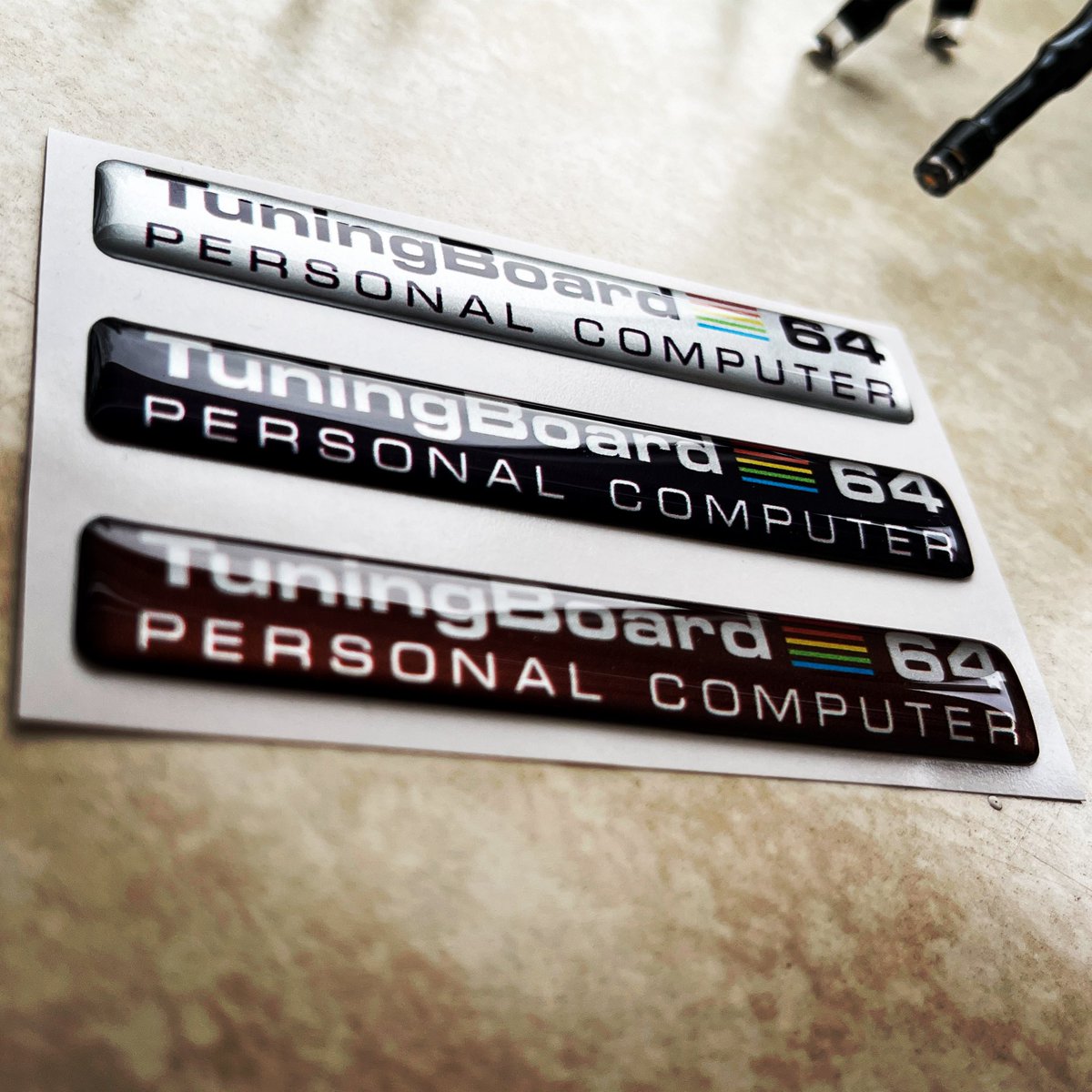 RBadgeman's tweet photo. TuningBoard 64 badges READY. 😁

#retrocomputerbadges #commodore64 https://t.co/L5oHEoeZpD
