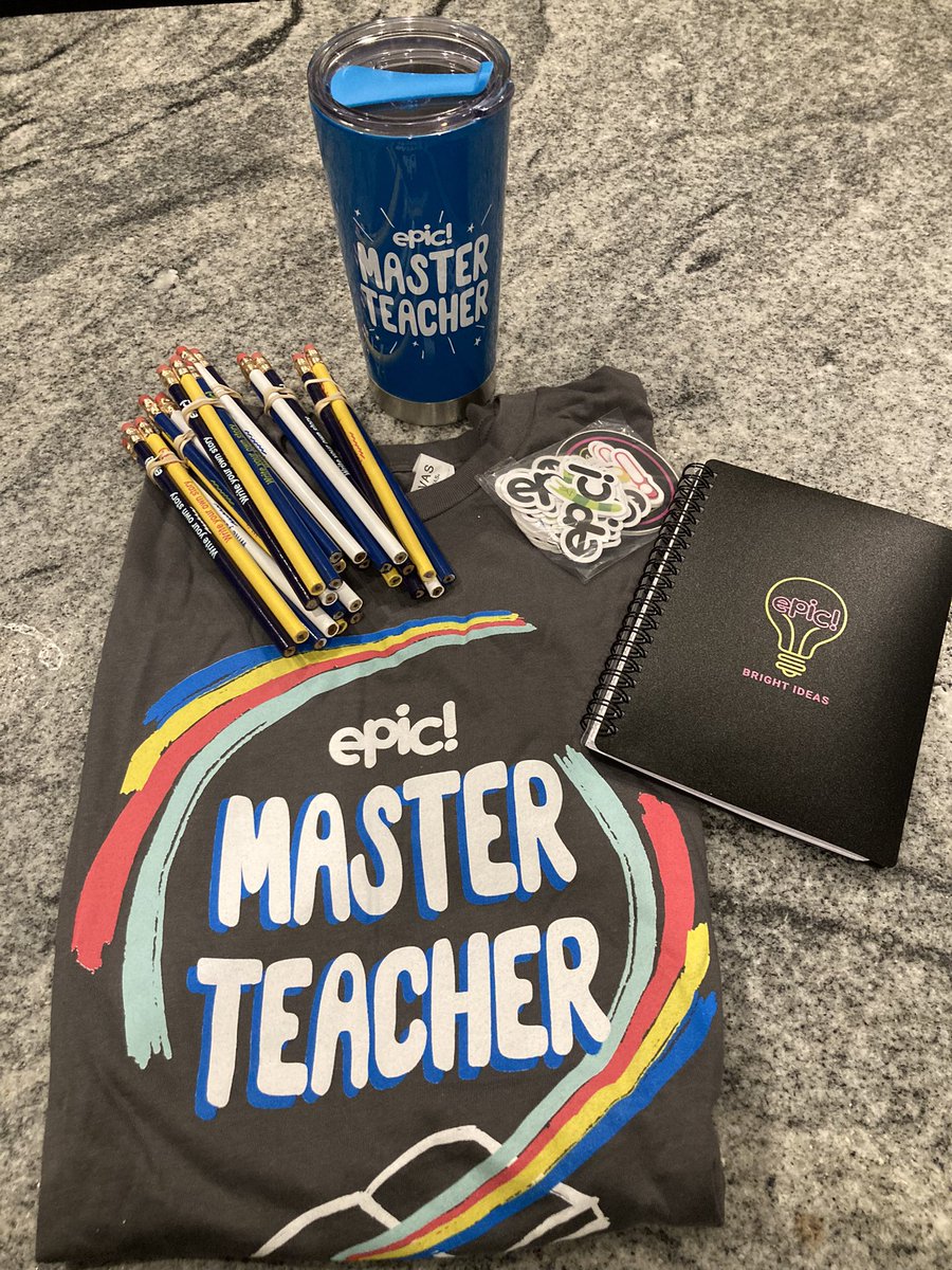Thanks for the early Christmas gift <a href="/epic4kids/">Epic for Kids</a>. #epicmasterteacher