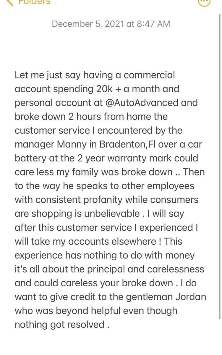 RealThomasC33's tweet photo. @AutoAdvanced After a experience at one of your locations broke down away from home and his carelessness I will be taking my commercial and personal accounts elsewhere . Maybe watch your surveillance I have time stamped and you might ask yourself why he’s there. See Below https://t.co/Yz8dmwC0IX