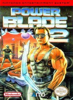 RareGames099's tweet photo. Power Blade 2, known in Japan as #CaptainSaver, is an action platform by Taito. It was released in 1992 for the #NES https://t.co/z0AsAot3kJ