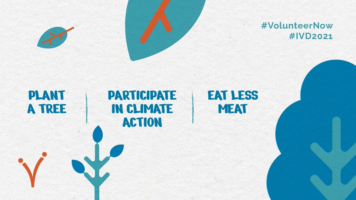 We would like to recognize & highlight all the volunteers that work tirelessly to ensure we drive #ClimateAction & advance the #GlobalGoals on International Volunteers Day. 

Some quick reminders👇
#IVD2021 #VolunteerNow