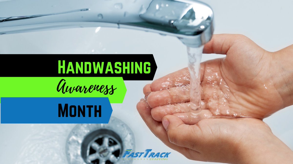 FastTrackStaff's tweet photo. December is Handwashing Awareness Month.  Make sure you're washing your hands properly this season!  

Check out the CDC's page for more info! 
https://t.co/JjEibStUX6

#washyourhands #cleanhandssavelives #handwashingawarenessmonth https://t.co/iInBLr4bWe