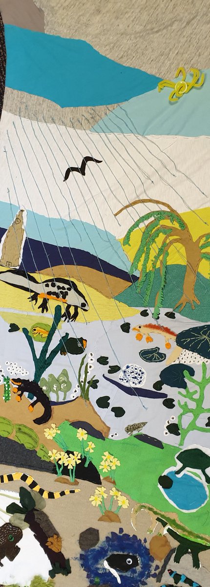 froglifers's tweet photo. #ComeForthForWildlife’s #Mapestry is on Tour! December sees our first tour venue at #CarrongrangeHighSchool, one of the 12 groups to create the Mapestry. The artwork will be in public venues across the #ForthValley from January 2022. Find more info here https://t.co/Dyd2h03Lg6 https://t.co/pOXR3fnz5y