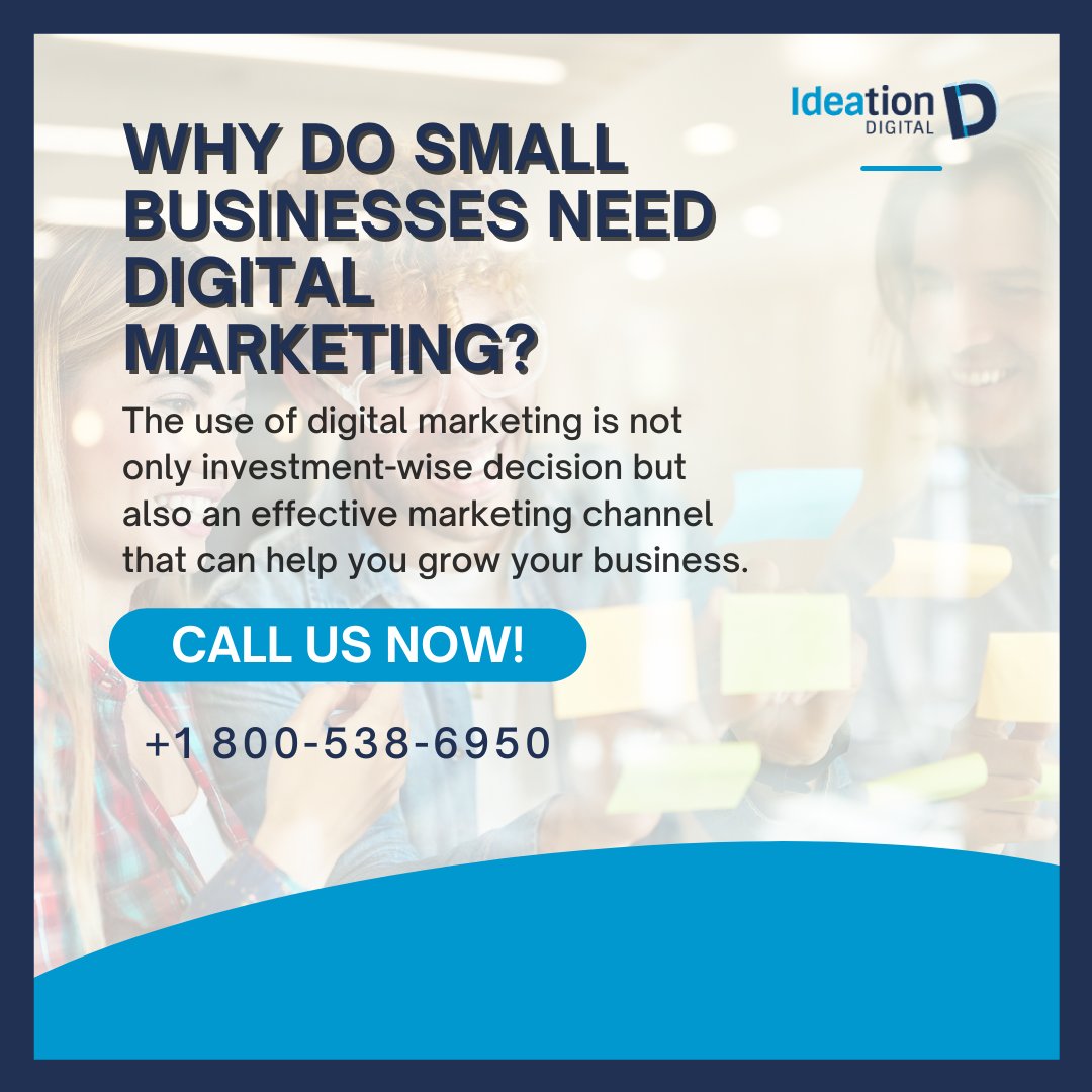 Small businesses have very little resources and even capitalization. This is why Digital Marketing provides them with a better and much more cost-effective marketing channel that delivers results.