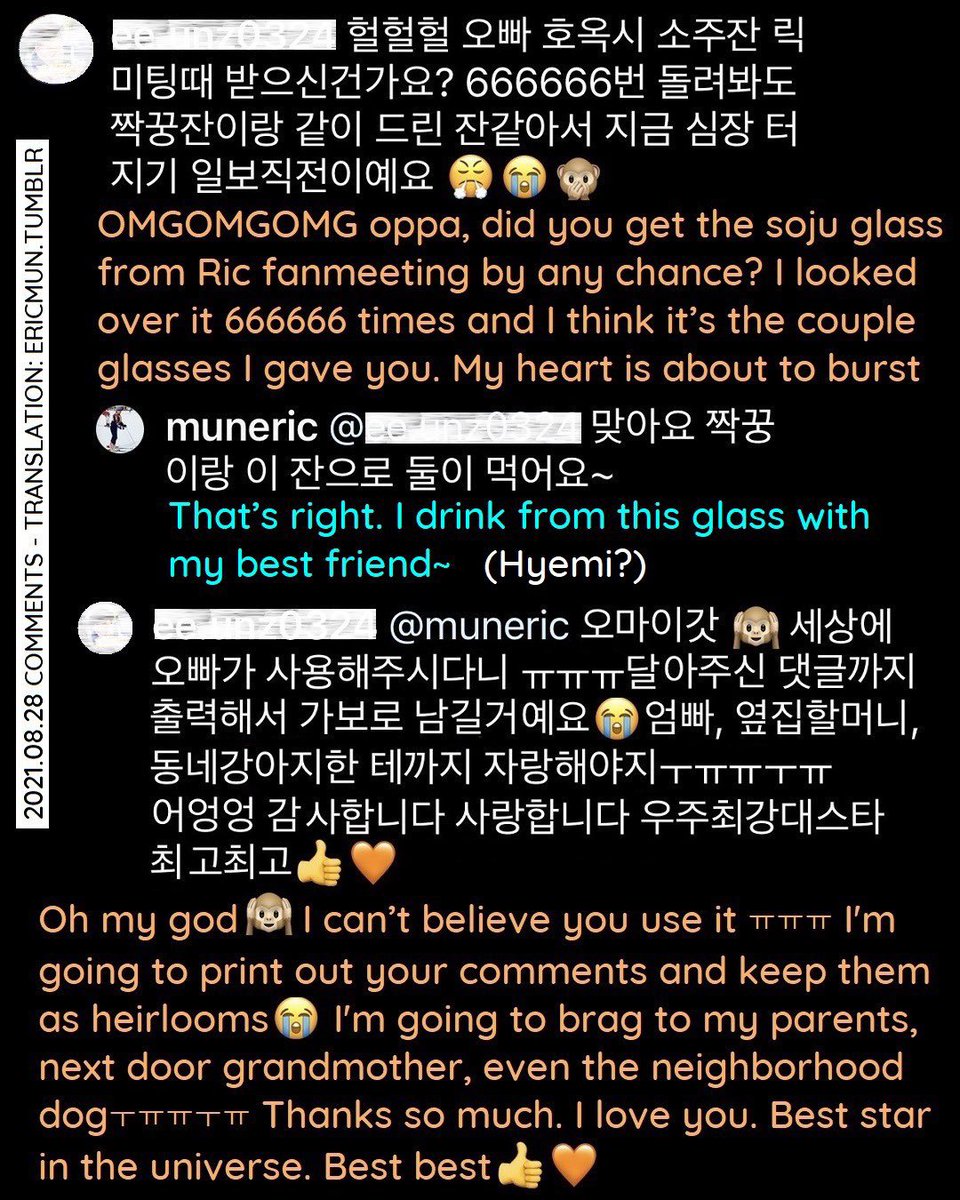 Phi_216's tweet photo. Mun Jung Hyuk & Na Hyemiโs exclusive glasses ๐ถ I applause such sensible fan! ๐๐
#Munstagram #Shinhwa #EricMun #EricMoon #aNaHyemi #RicMi #HamRic #์ ํ #์๋ฆญ #๋ฌธ์ ํ #๋ํ๋ฏธ #๋ฆญ๋ฏธ #ํ๋ฆญ #ํ๋ฆญ https://t.co/ogQog8kQbV