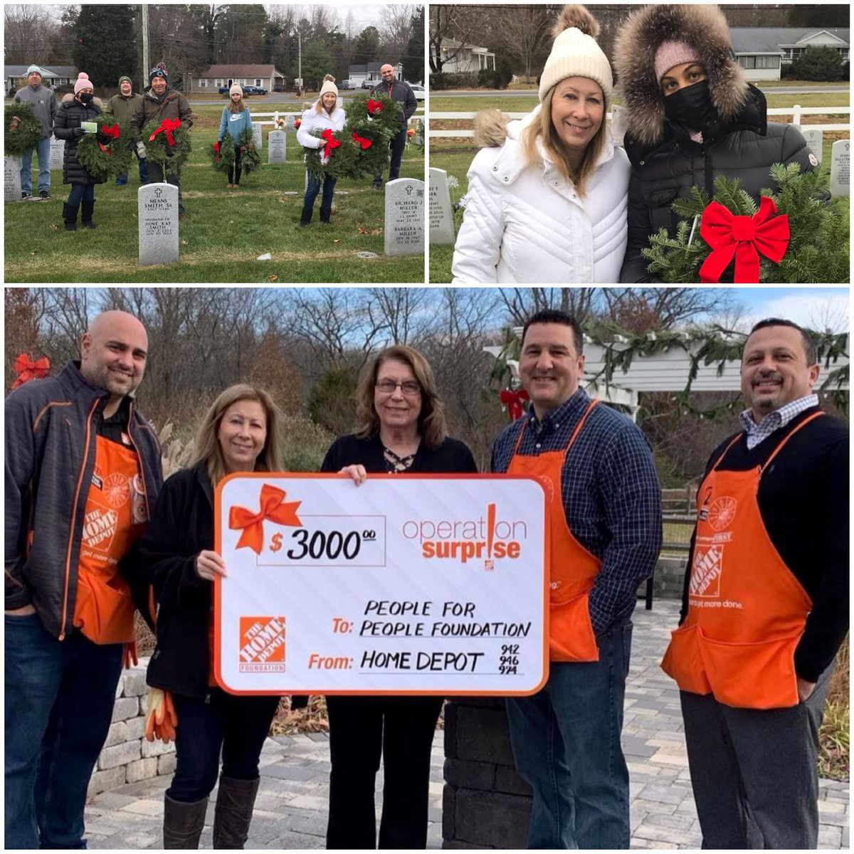 What a wonderful example of our @HomeDepot values!🧡12th Annual Wreaths of Remembrance, honoring 3000 SJ veterans! 🇺🇲 We are so proud of these HomeDepot leaders! @JennNJM @wilkie_cindy @tperez1120 @thecava4 @TimJacobs23HD @LundholmPaul @crystal_hanlon @ChristineTHD @HomeDepot