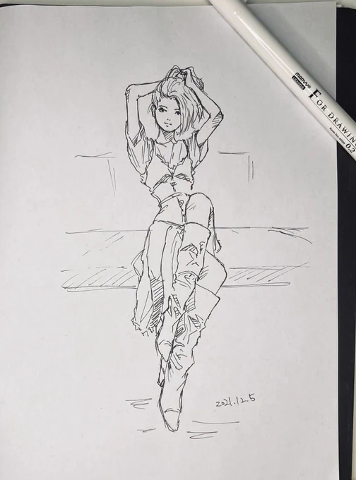 練習写真模写 