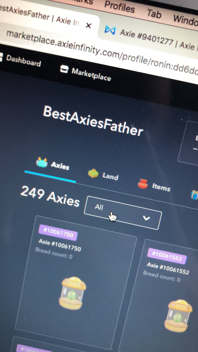 RareRestore's tweet photo. Casually buying some Axies when I stumble upon this account. 

Who is your father @bestaxies? @KhanTWL? https://t.co/25L9OXppH2