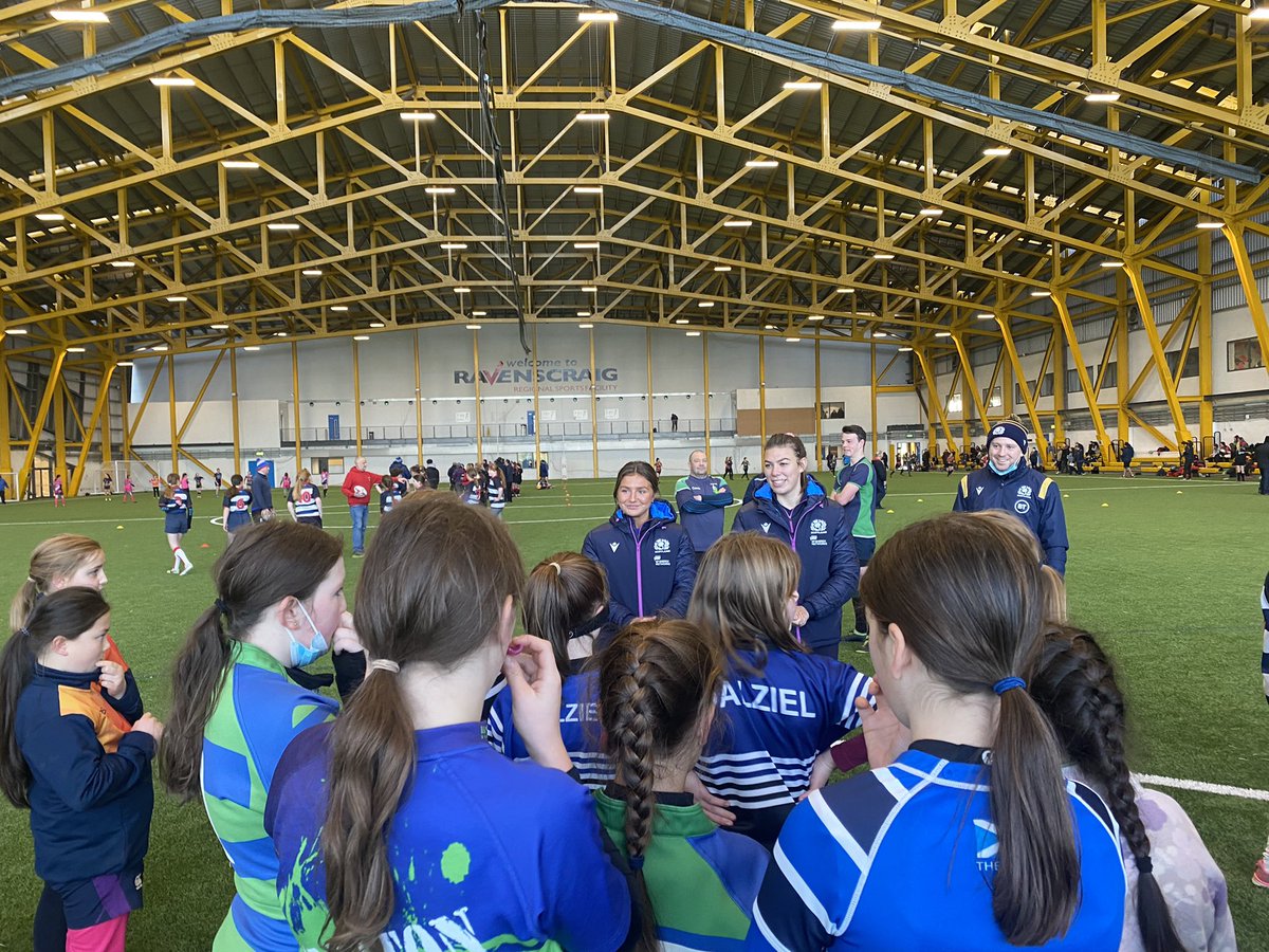 Steven Meenagh (@steven_meenagh) on Twitter photo Big thank you to <a href="/Scotlandteam/">Scottish Rugby</a> players <a href="/louiseimcmillan/">Louise McMillan</a> & <a href="/eviewills_/">evie wills</a> for coming down this morning and chatting to all the U12 & U14 girls!
#EveryonesGame #AsOne #ScottishRugby Big thank you to <a href="/Scotlandteam/">Scottish Rugby</a> players <a href="/louiseimcmillan/">Louise McMillan</a> & <a href="/eviewills_/">evie wills</a> for coming down this morning and chatting to all the U12 & U14 girls!
#EveryonesGame #AsOne #ScottishRugby