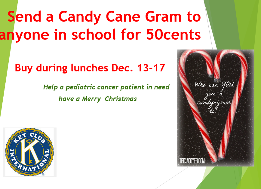 MrsTottenMath's tweet image. Help a family by sending a Candy Cane gram...50cents each