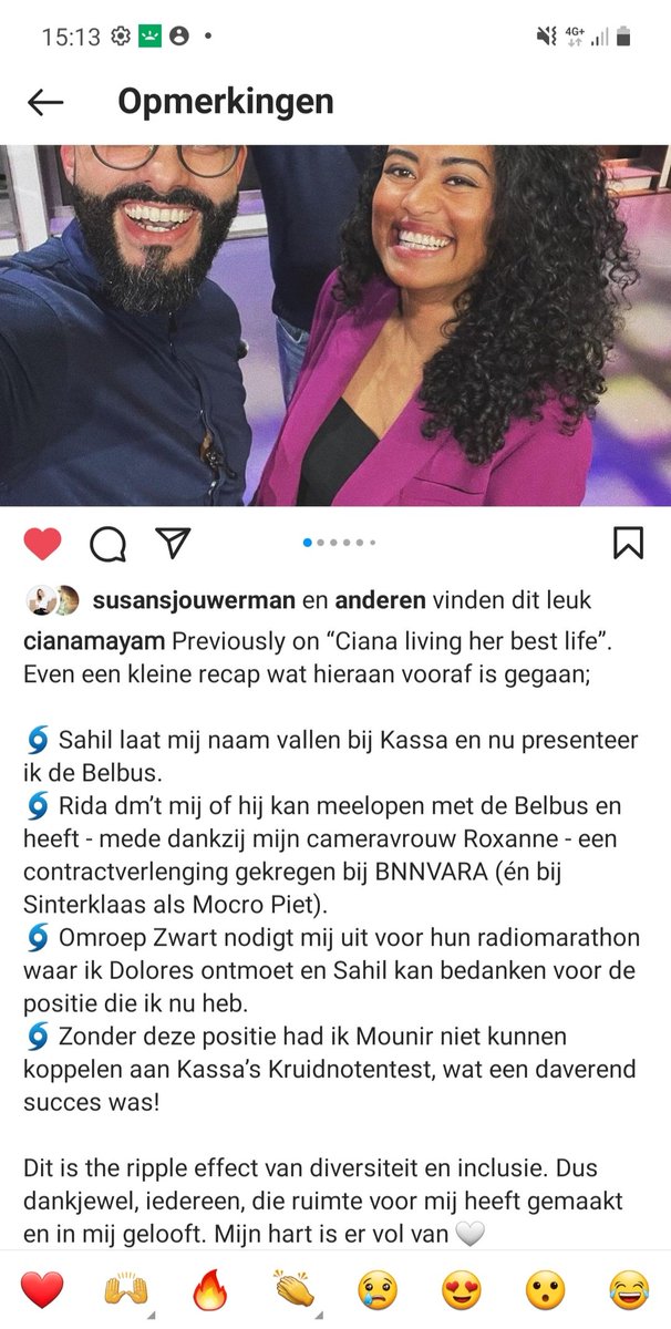 Hier word ik vrolijk van. Bericht van mijn toffe oudstudent <a href="/cianamayam/">Ciana Mayam</a>