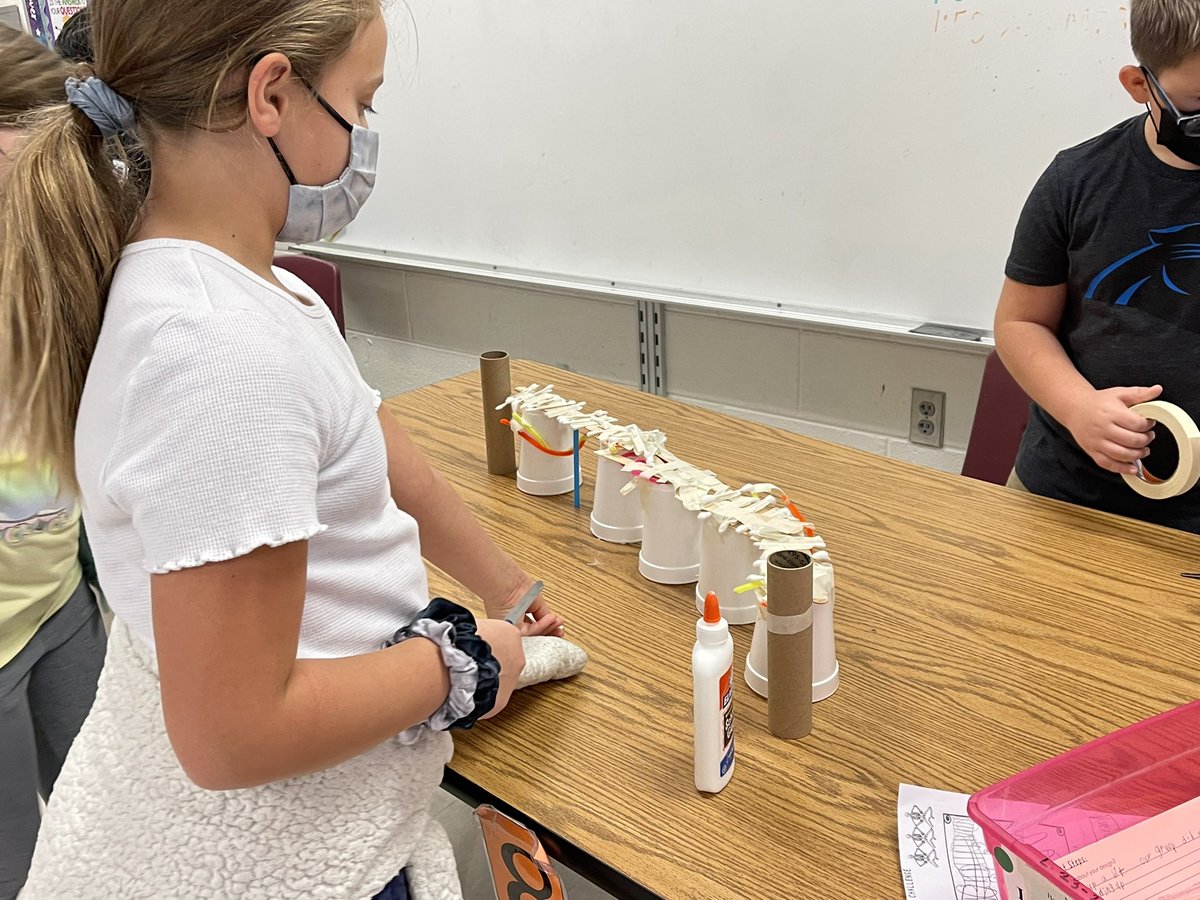 cainedwinam's tweet photo. So much fun in the STEM lab at Ward ES! Bridge building in third, learning how spiders are one of natures engineers in second! #STEM @wsfcs @MarvinWardES1 @wsfcs https://t.co/sn2KUOPO8N