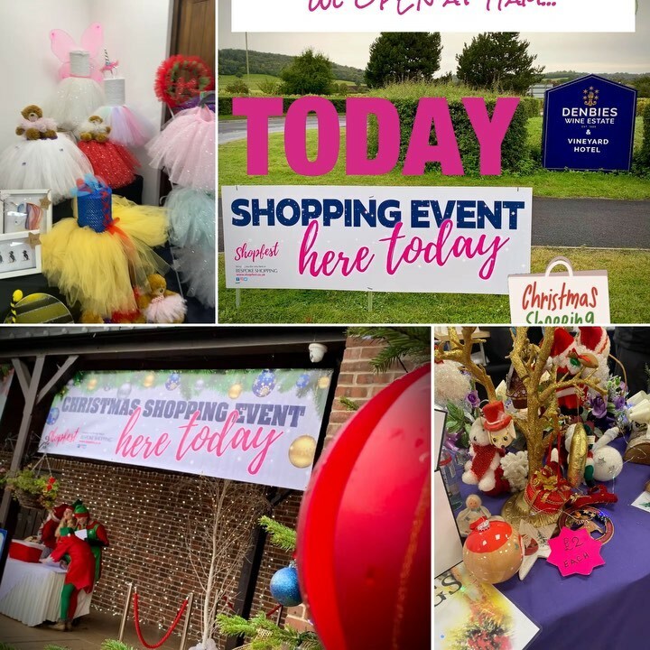 We’re here at @denbies_wine_estate until 4pm so you still have time to pop in🎄
.
.
.
#Dorking #leatherhead #surrey instagr.am/tv/CXGprhblKu1/