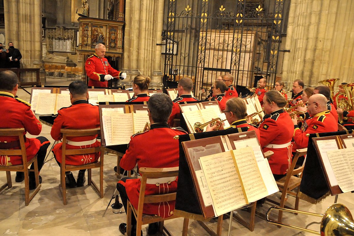 Now that it’s December, we can start playing #Christmas music, right? @3PWRR’s band heralded in the festive season on Wednesday, with their own carol service at Canterbury Cathedral. Read more about the event: ow.ly/XHkG50H2YXX @No1Cathedral