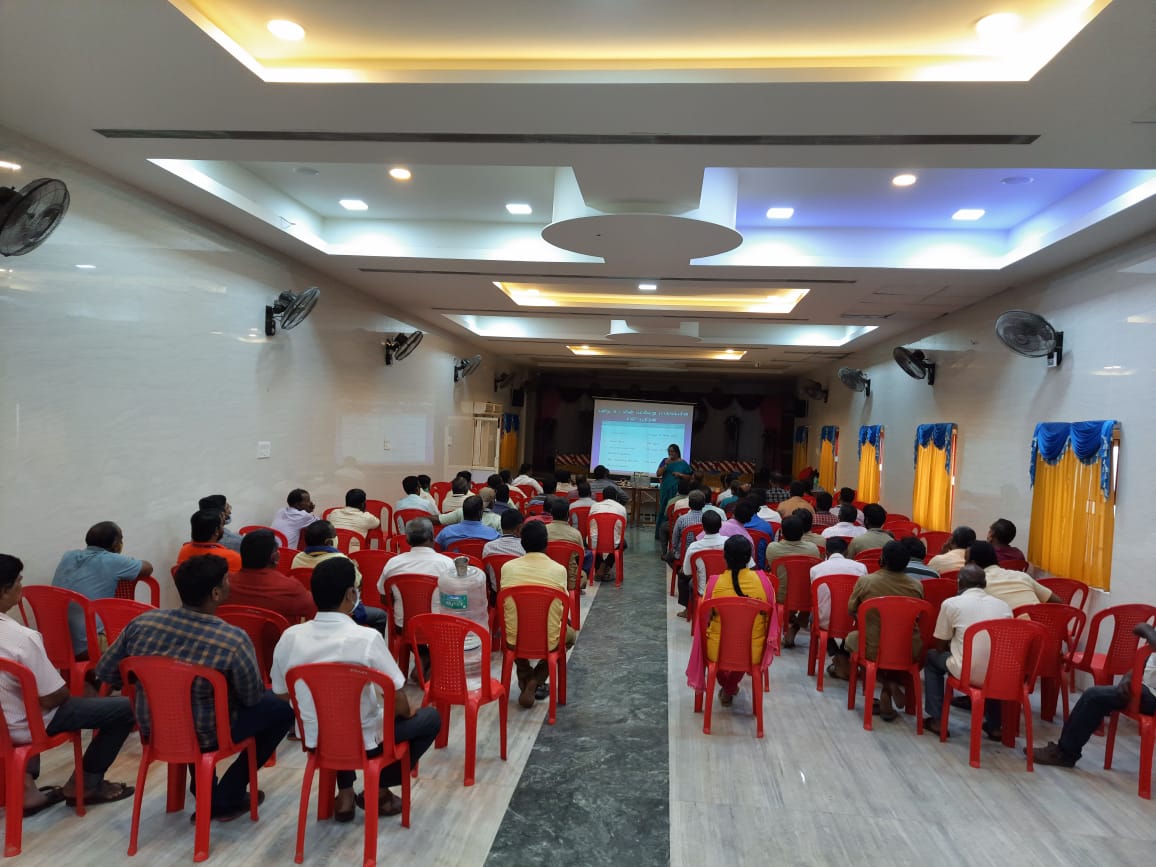 Safety class conducted by AEE /Safety /Chennai Region in Tondiarpet division/ CEDC/North at Thiruvottiyur.