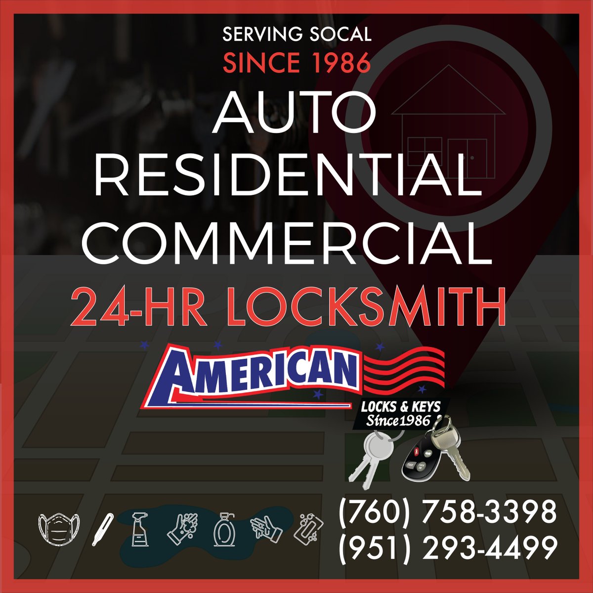 imakekeys's tweet image. Proudly serving the #SoCal #Community since 1986. It's truly an honor being your go-to Auto, Residential &amp;amp; Commercial #Locksmith.

#SD #NorthCounty (760) 758-3398 #Riverside County (951) 293-4499
imakekeys.com

#security #ie #inlandempire #ie #sandiego #sacrifice