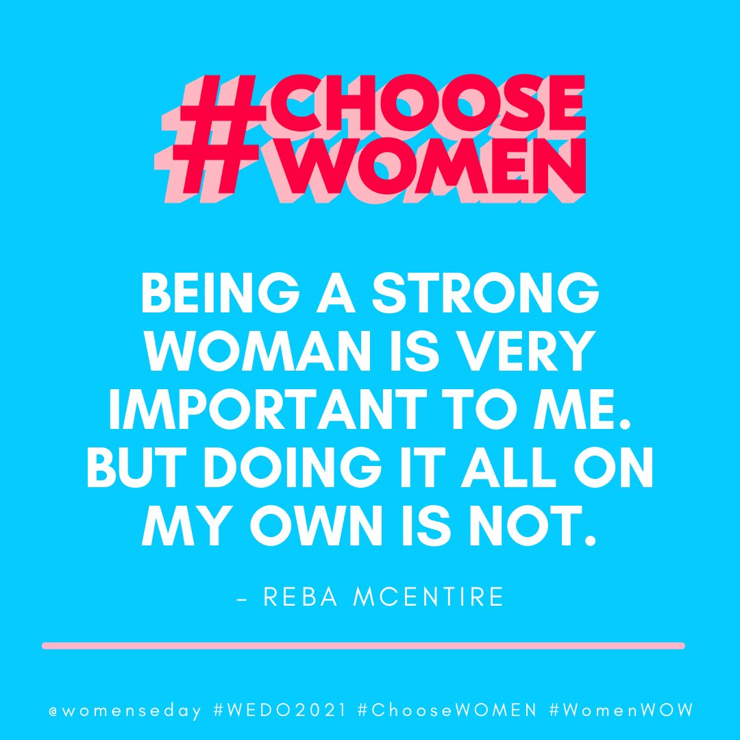 We are stronger together. Our successes are made possibly by the women who come before us and is carried on by those who come after us. #WEDO2021 #ChooseWOMEN