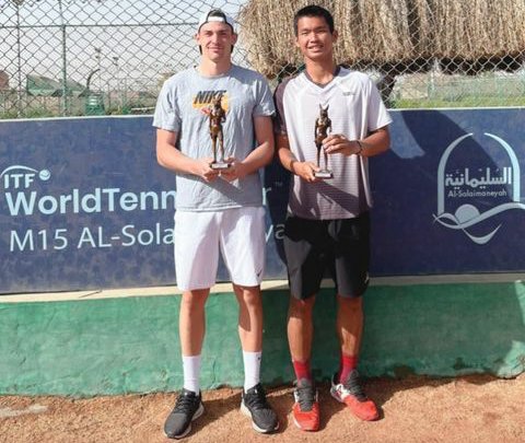 Not_Esportivas's tweet photo. ITF TENNIS!
Parabéns aos duplistas campeões, o taiwanês Ray Ho (🇹🇼) e o alemão Niklas Schell (🇩🇪) que conquistaram o @worldtennis no M15 do Cairo no Egito
#ITFWorldTennisTour #ITFtennis #M15Cairo #tennis #RayHo #NiklasSchell https://t.co/Xq4yrAJgfe