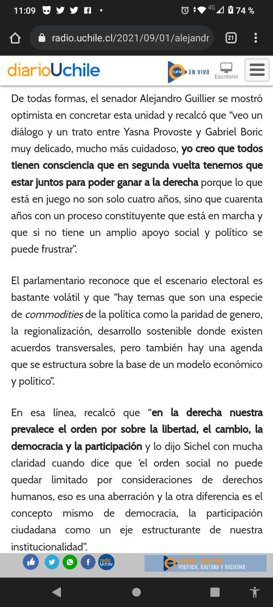 ojuliods's tweet photo. @melnicksergio El vídeo es de antes de la primera vuelta cuando Guillier iba por Provoste, ahora va por Boric: https://t.co/L5D7i2e52h https://t.co/f6R5yclSrL