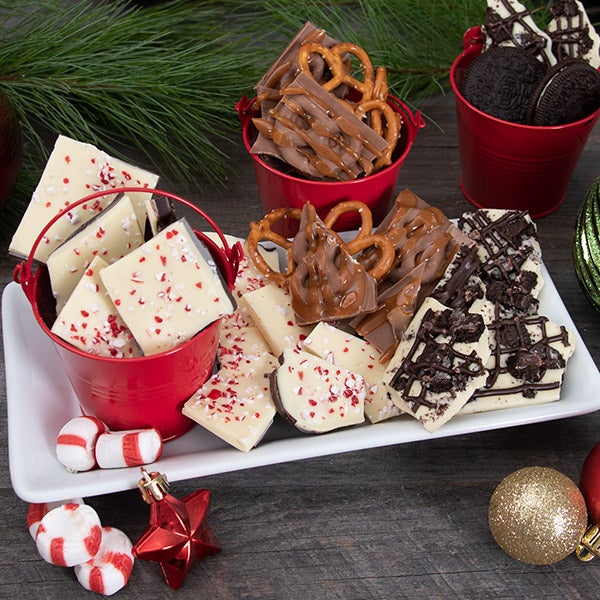 It's the best time of the year - because of the wonderful treats! And our Belgian Chocolate Holiday Bark Collection is no exception! 🥨 bit.ly/31wPARK

#Belgianchocolate #chocolategift #Christmaschocolate #chocolate #holidaychocolate #chocolatedelivery #chocolatelover