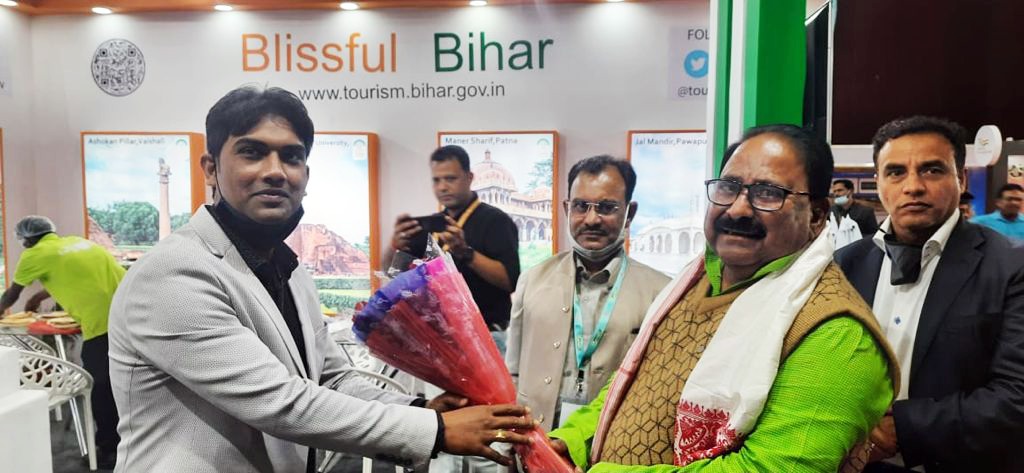 TourismBiharGov's tweet photo. इंडिया इंटरनेशनल ट्रैवल मार्ट का समापन हुआ। बड़ी संख्या में लोगो ने इस कार्यक्रम में हिस्सा लिया एवं बिहार पर्यटन विभाग के प्रयास को पर्यटन के क्षेत्र में बढ़ावा देने के लिए काफी सराहा।
#IITMIndia #blissfulbihar #bihartourism #bihar #travelconference #IITM https://t.co/uz6JZvyy0j