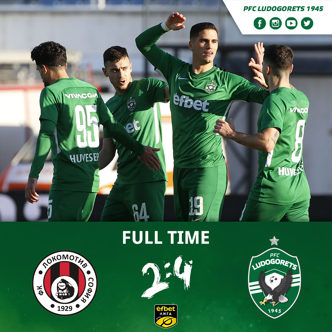 PFC Ludogorets 1945 on X: 💪 Full time. Victory for Ludogorets