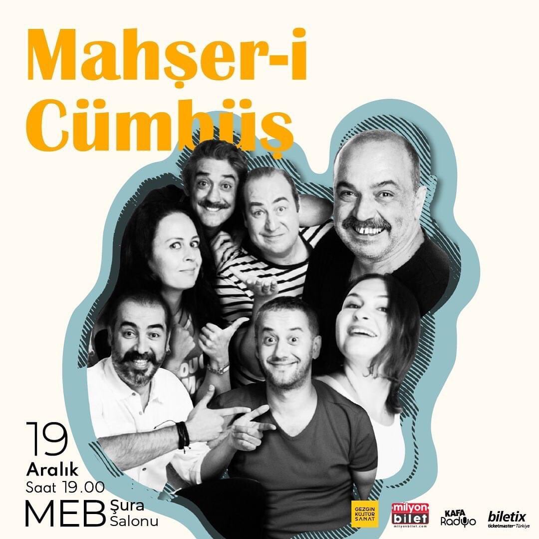 Modern doğaçlama tiyatronun öncüsü Mahşer-i Cümbüş’le kahkaha dolu bir güne hazır mısınız? 👻

🗓️19 Aralık 2021
⏰19.00
📍MEB Şura Salonu /Ankara

<a href="/mahsericmbs/">Mahşer-i Cümbüş</a> <a href="/biletix/">Biletix</a>