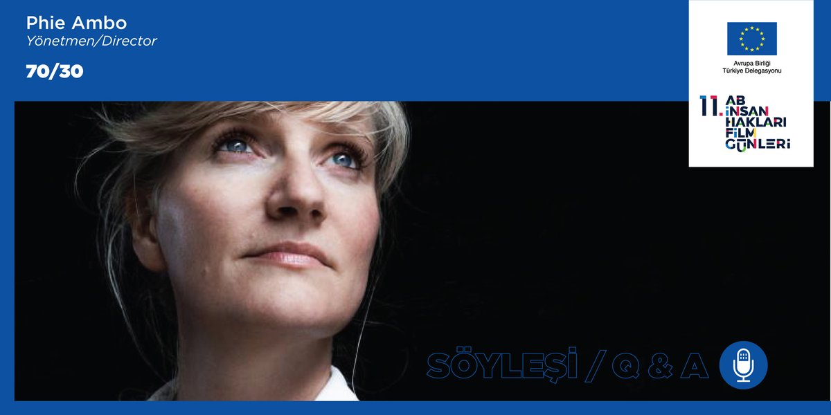 Bu yıl kadın yönetmenler önde!
Belgesel filmleriyle tanınan “70/30” filminin yönetmeni Phie Ambo ile gerçekleştirdiğimiz söyleşimizi; 10 Aralık'tan itibaren Youtube kanalımız ya da festivalscope.com’u ziyaret ederek izleyebilirsiniz. #ABİnsanHaklarıFilmGünleri