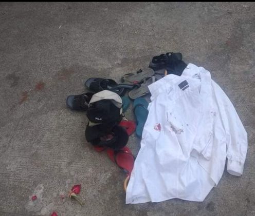 naychithant112's tweet photo. Today,peaceful protesters were killed by a car drive by the military council ,much to the chagrin of the people. The Military council reportedly holding a meeting to disprove the car crash.,claiming it was an accident. The world knows Min Aung Haling 's atrocities. https://t.co/15QB5uyk5l