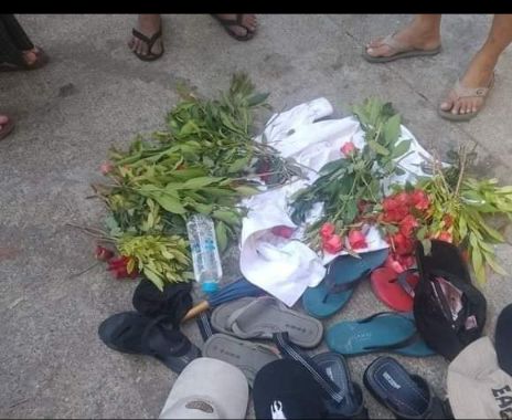 naychithant112's tweet photo. Today,peaceful protesters were killed by a car drive by the military council ,much to the chagrin of the people. The Military council reportedly holding a meeting to disprove the car crash.,claiming it was an accident. The world knows Min Aung Haling 's atrocities. https://t.co/15QB5uyk5l