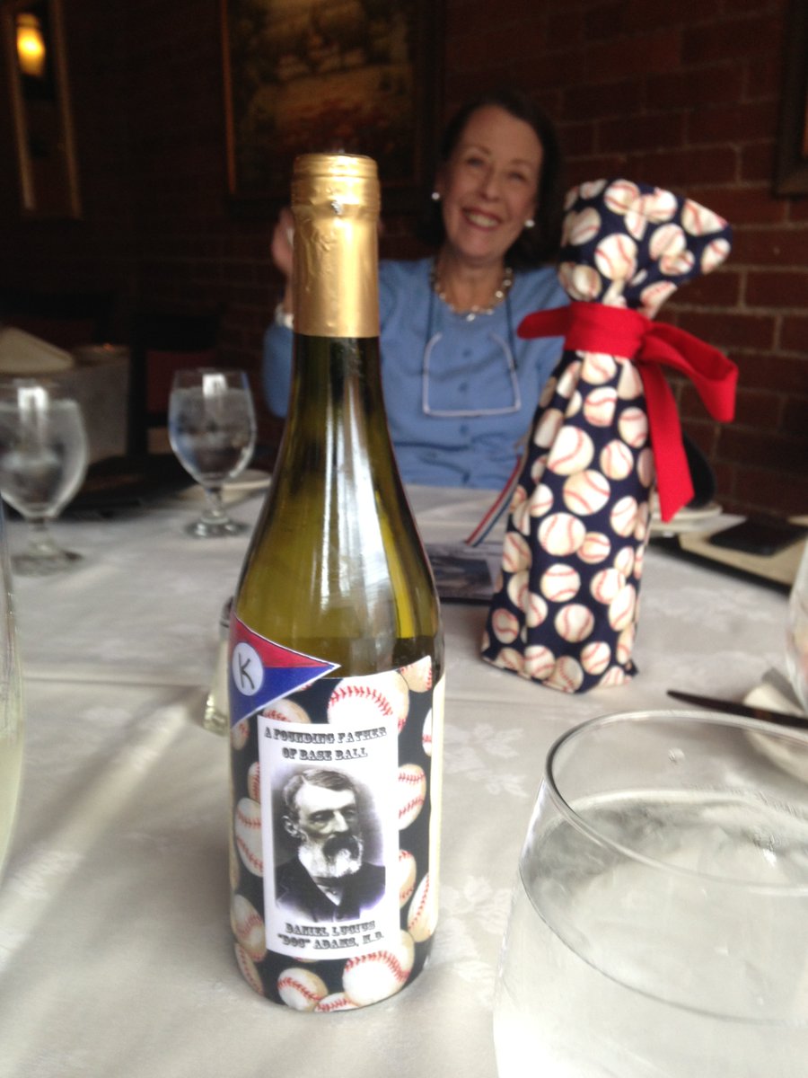 lheadsgridiron's tweet photo. Today I am hopeful that we will have some great new @baseballhall electees, including Overlooked Legend Bud Fowler. But I am also sad since I was supposed to be opening this bottle with my friend Marjorie Adams celebrating the election of Doc Adams. RIP, my friend. #DocAdams https://t.co/sbYZpQIv0i