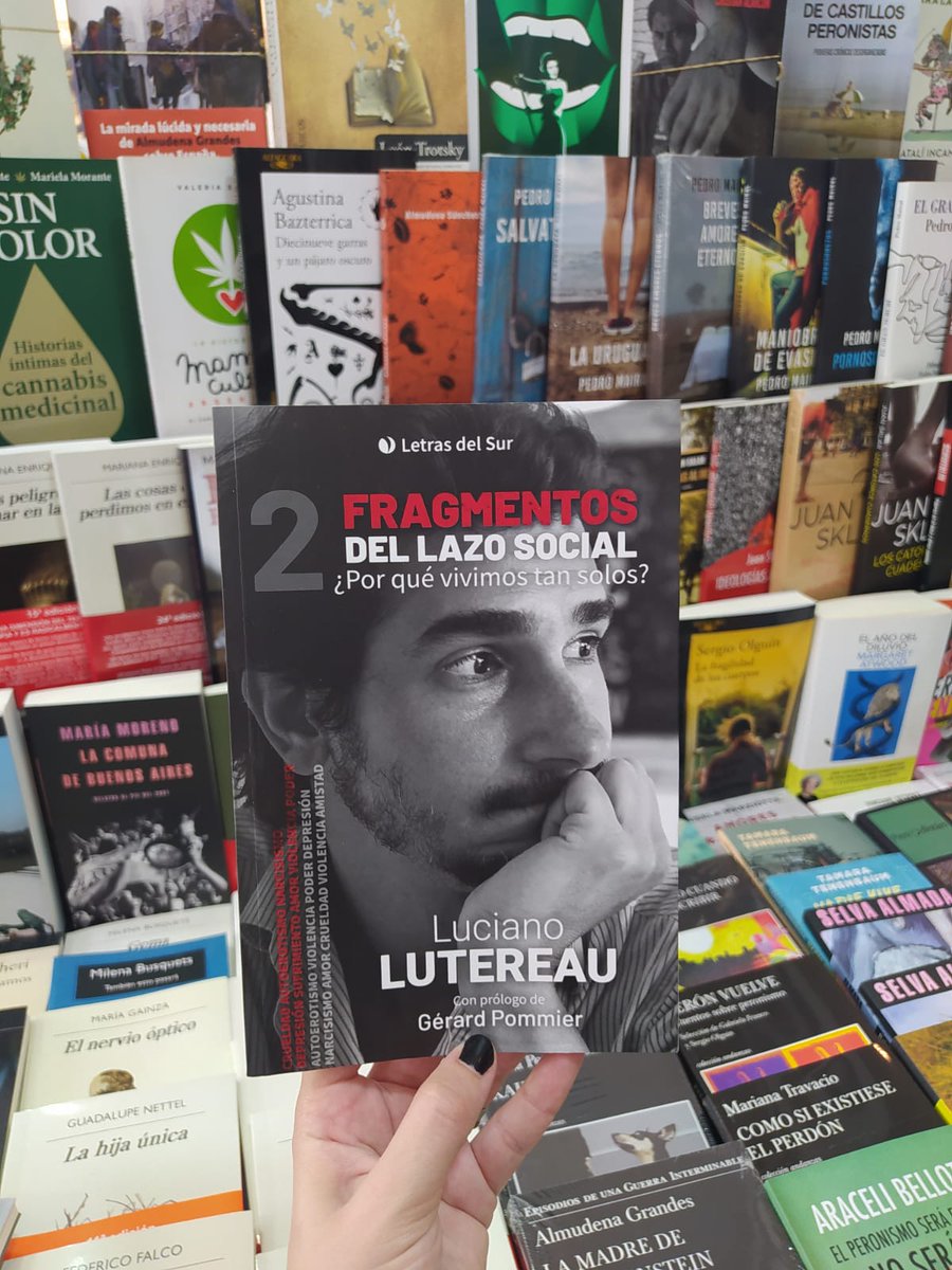 LibrosSudestada's tweet photo. ☑️Fragmentos del lazo social 📖
👉Un libro de #LucianoLutereau publicado por #LetrasdelSur
👉¿Por qué vivimos tan solos, enojados, paranoicos, frustrados? ¿Qué ha pasado con nuestros lazos
sociales en los últimos años? ¿Por qué los objetamos?
👉https://t.co/KCzivdbi4j https://t.co/zsTopsY9Ah