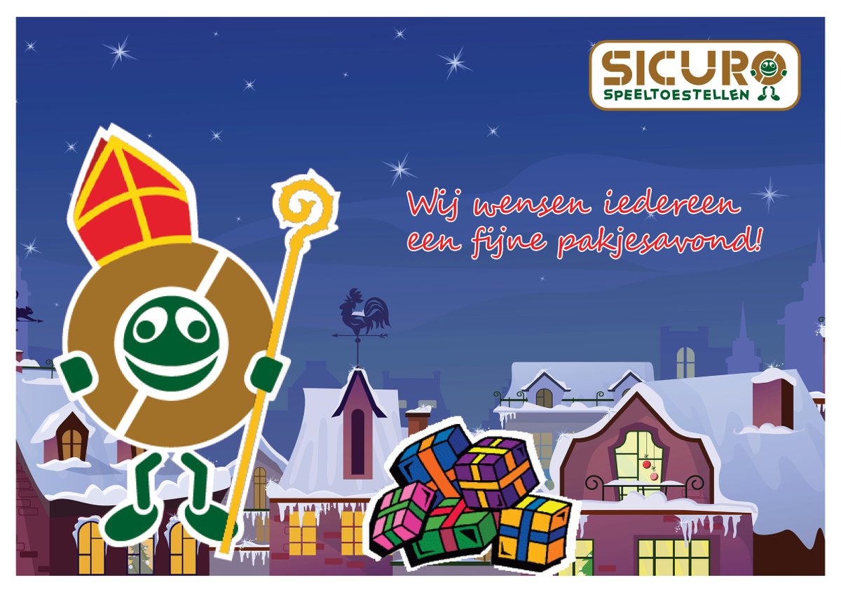 Iedereen vanavond veel plezier met het vieren van Sinterklaas tijdens pakjesavond! Geniet van de tijd samen (in kleine setting).
Groeten team Sicuro Speeltoestellen