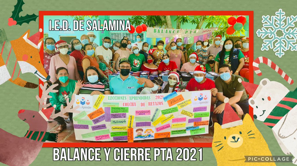 luxaraque's tweet photo. Balance y cierre PTA 2021, I.E.D. De Salamina, comprometida con el Programa Todos a Aprender PTA.@sedmagdalena1 @MagdalenaGober @AuraBeatrizA @DIANAECHAVARRIA @francelyjmolina @PTA_Colombia @VictoriaBxE @claupani13 @Mineducacion #PTATransforma https://t.co/3nR4342Caa