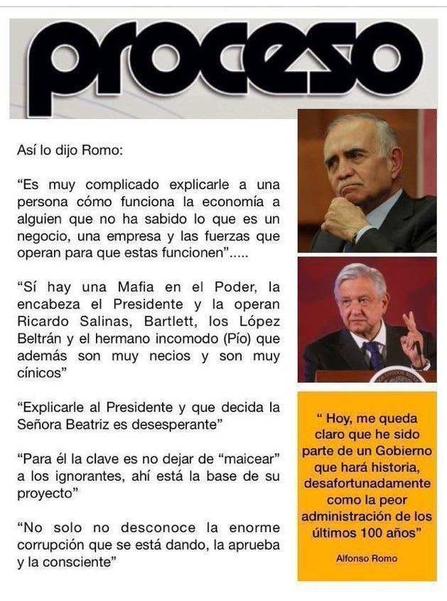panaclo's tweet photo. Alfonso Romo diciendo esto y nada más que decir https://t.co/VWPFVyHfiO
