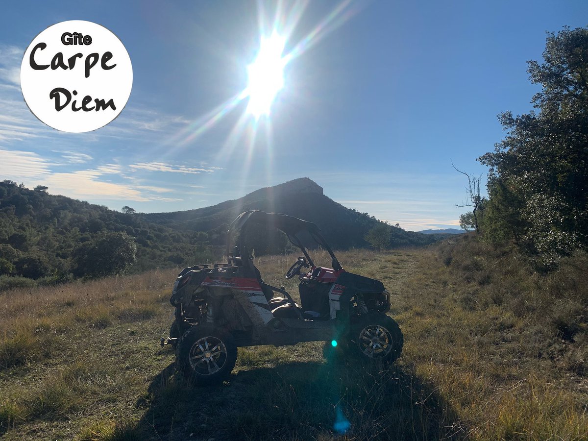 DiTullioJM's tweet photo. En plus des bons moments dans notre gîte grâce à l’accès au Spa et à notre piscine, vous pourrez aussi bénéficier d’une balade en Buggy, en notre compagnie dans la Garrigue.
Plus de renseignements en Mp.
Bon dimanche les gens.
#MiaCasa #GîteLeCarpeDiem #CarpeDiem #Zforce800 https://t.co/Bca573IhHx