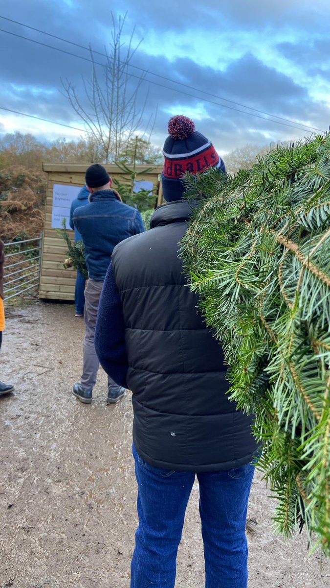 Busy (but no queues) at the Christmas Tree farm this weekend. Book a slot for next weekend if you haven’t chosen your tree yet. We can eco-wrap it too - reducing the use of that fiddly plastic stuff.