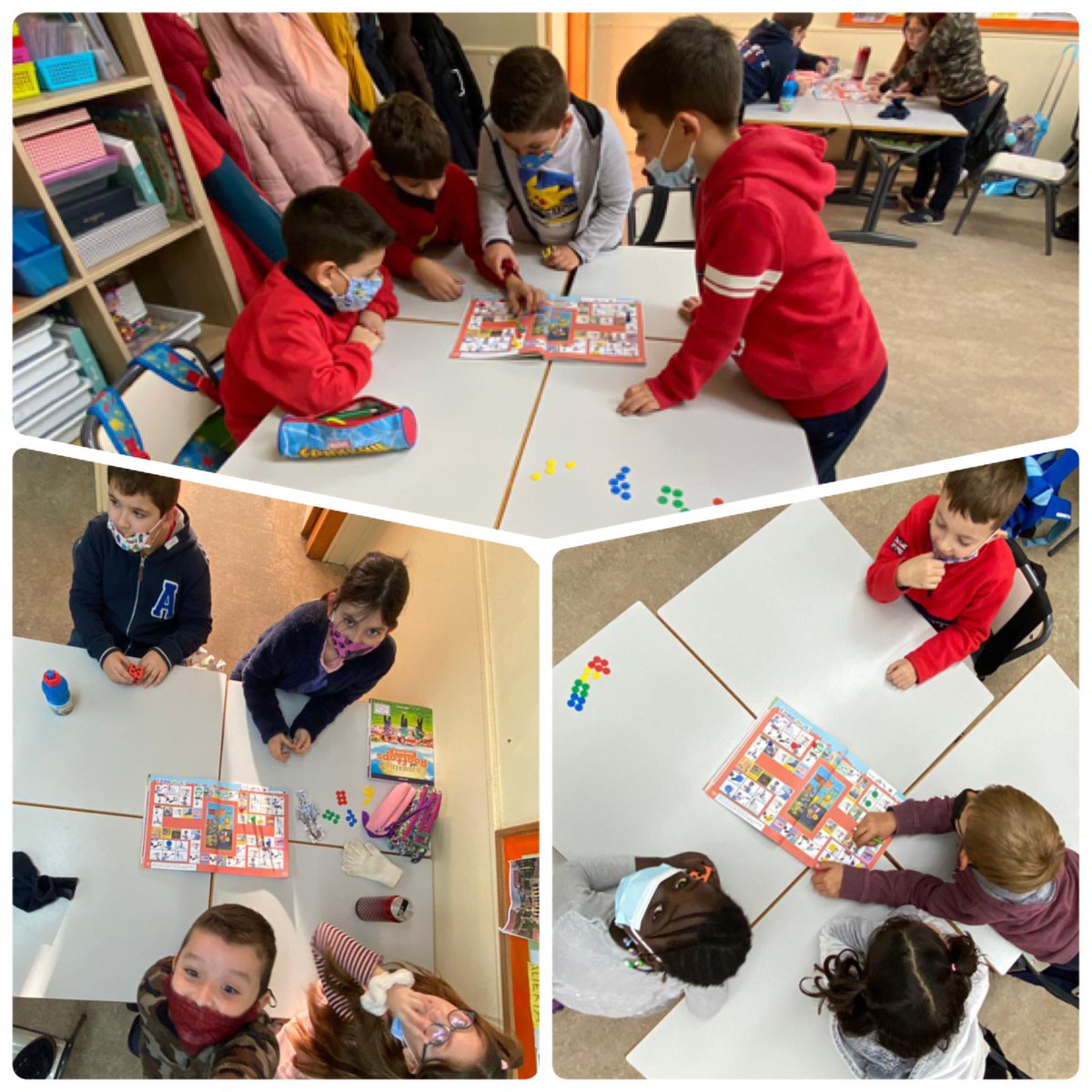 AgustinGerico's tweet photo. Esta semana nuestros alumnos de 1º y 2º de Educación Primaria han jugado a juegos de mesa inglés para practicar vocabulario y estructuras.
#learnplaying #english #boardgames #juntossumamos #agustingerico https://t.co/XbDeD0UqmY