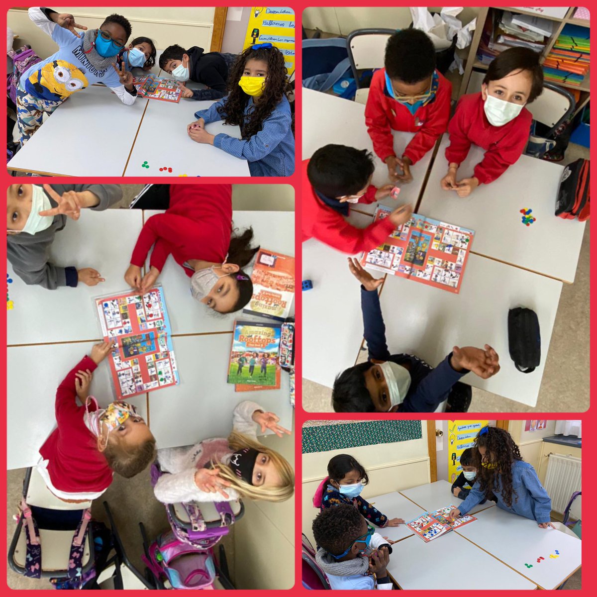 AgustinGerico's tweet photo. Esta semana nuestros alumnos de 1º y 2º de Educación Primaria han jugado a juegos de mesa inglés para practicar vocabulario y estructuras.
#learnplaying #english #boardgames #juntossumamos #agustingerico https://t.co/XbDeD0UqmY