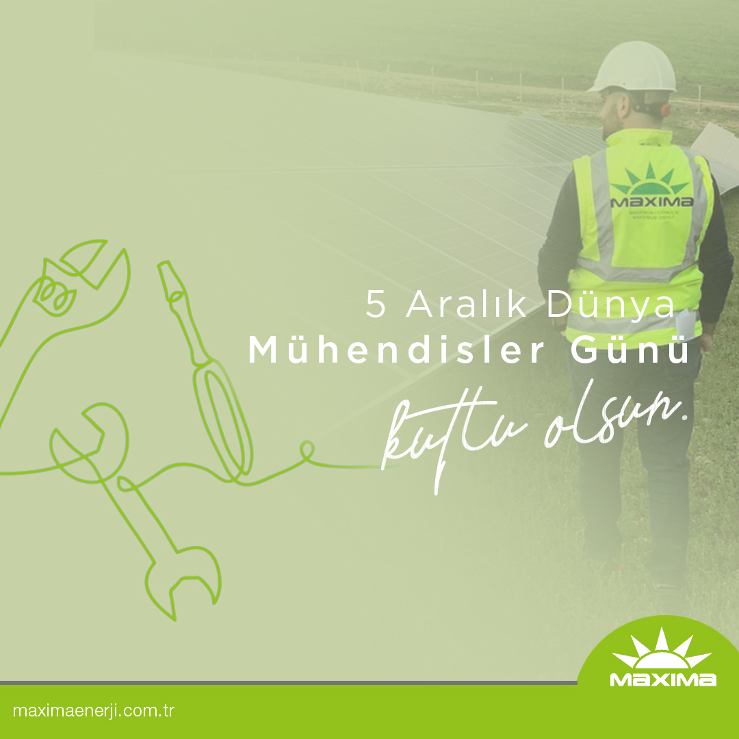 Hayatımızın farklı alanlarında katkı sağlayan tüm mühendislerin 5 Aralık Dünya Mühendisler Günü kutlu olsun.
maximaenerji.com.tr
#5aralık #Mühendis