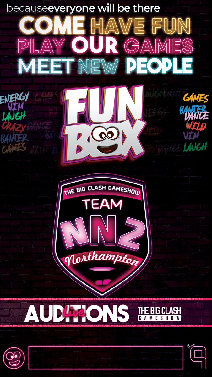 TheBigClash's tweet photo. tonight’s show takes us to Northampton! Ready to HAVE FUN, good vibes and meet new people.
#TheBigClash #FunBox #TBCPlay #TeamNN2 https://t.co/gxcxvPrQAW