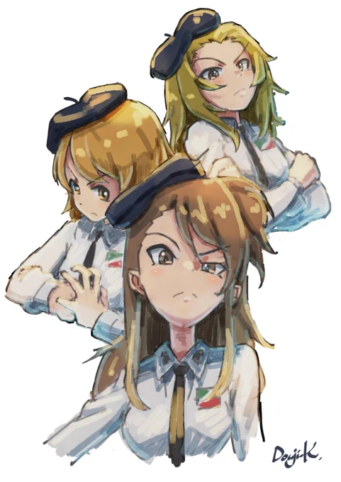 #ガルパン #garupan #GuP #アンツィオ高校 #アマレット #ジェラート #パネトーネ
ライブ配信中に描きました
アンツィオ高校のアマレット、ジェラート、パネトーネの... https://t.co/HBmM3qUNxx 
